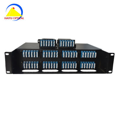 24 এফ 2 ইউ 19 "192 পোর্ট ডুপ্লেক্স এলসি এমটিপি এমপিও ফাইবার প্যাচ প্যানেল